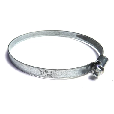 Хомут затяжний оцинкований 80х100 (NORMA) 80-100/9 W1 , артикул 80-100/9 W1.