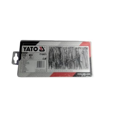 Шплінти різних розмірів (набір 555шт) YATO YT-06873 , артикул YT-06873.