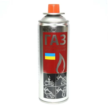 Газ універсальний аерозоль (220 гр)ТМ RECTOR , артикул ТМ RECTOR.