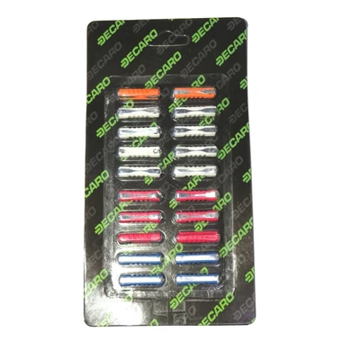 Запобіжник циліндричний (к-т 20шт) DECARO, артикул DEC.FUSE KIT 05.