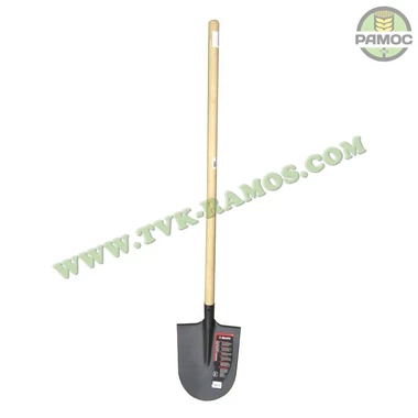 Лопата штикова садова з держаком 255х270 мм , артикул 5556-2SM ML.B.