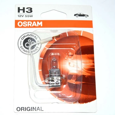 Лампа H3 12v 55w Pk22s (1шт) OSRAM 64151-01B , артикул 64151-01B.