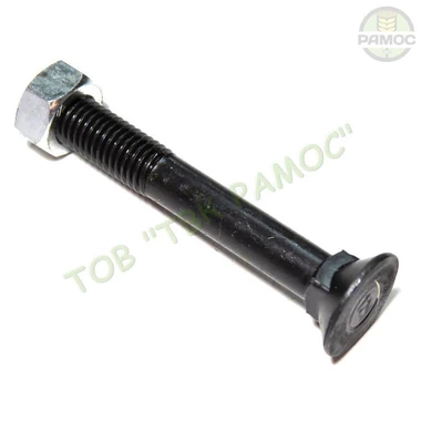 Спецболт 1199A М12х85 (12.9) потайний під квадрат DIN608 чорн. з гайкою Unibolt, артикул 63070851/366308512.