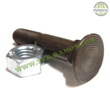 Спецболт 1199A М12х65 38-43 HRC потайний під квадрат Special чорн. з гайкою Unibolt, артикул 631006512/62080651.