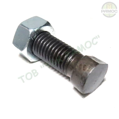 Спецболт 1199D М12х40 (12.9) з 2-ма зрізами конічний з гайкою 523732 Unibolt, артикул 63380401/142104012.