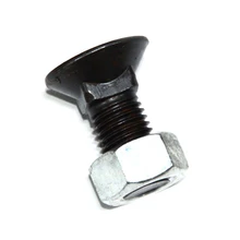 Спецболт 1199A М16х40 (10.9) потайний під квадрат DIN608 чорн. з гайкою Unibolt, артикул 62850401 Спецболт 1199A М16х40 (10.9) потайний під квадрат DIN608 чорн. з гайкою Unibolt, артикул 62850401