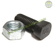 Спецболт 1199D М12х35 (12.9) з 2-ма зрізами конічний чорн. з гайкою Unibolt, артикул 633903512/294503511