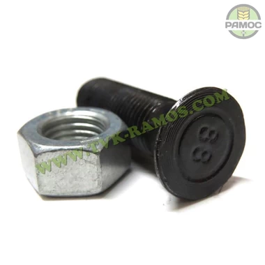 Спецболт 1199A 7/16UNFх40 (8.8) DS6006 потайний під квадрат чорн. з гайкою ASA B.18.2.2.-8 Unibolt, артикул 631904013/39270401.