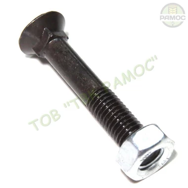 Спецболт 1199A М10х60 (8.8) потайний під квадрат з гайкою Unibolt, артикул 36560-1199A-1060.