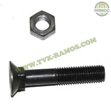 Спецболт 1199A М11х60 (10.9) потайний під квадрат DIN608 чорн. з гайкою Unibolt, артикул 64570601/21050601 Спецболт 1199A М11х60 (10.9) потайний під квадрат DIN608 чорн. з гайкою Unibolt, артикул 64570601/21050601