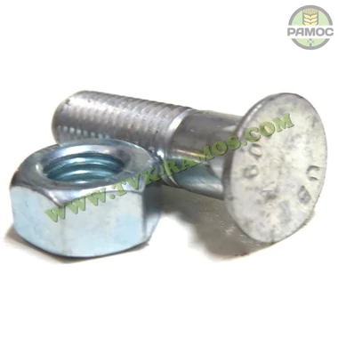 Спецболт 1199B М12х45 (10,9) з 2-ма упорами ISO5713 оц. з гайкою 901124 Unibolt, артикул 62930451.