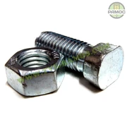 Спецболт 1199D М12х35 (12.9) з 2-ма зрізами конічний оц. з гайкою Unibolt, артикул 422803513/634103512