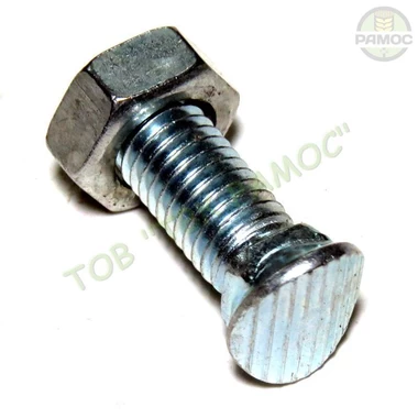 Спецболт 1199O М10х30 напівпотайний овал з гайкою Unibolt, артикул 1199O-1030.