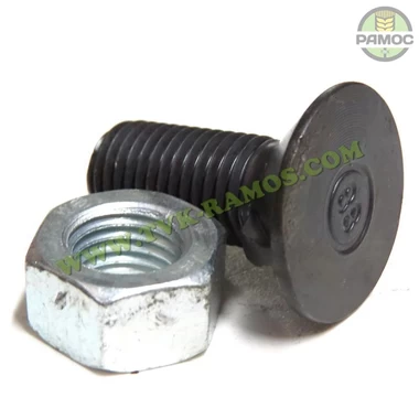 Болт М16х40 з 1-м упором DIN604 (8,8) чорн. с гайкой Unibolt, артикул 63270401/15480401.