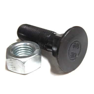 Спецболт 1199A М16х60 (10.9) потайний під квадрат DIN608 чорн. з гайкою* Unibolt, артикул 62850601/62850601.