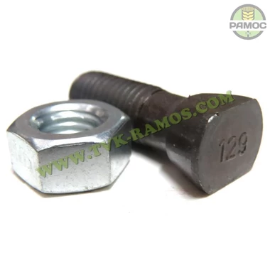 Спецболт 1199D М12х40 (12.9) с 2-мя срезами конический с гайкой Unibolt, артикул 634704012/61590401.