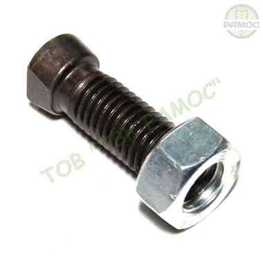 Спецболт 1199D М12х38 (12.9) з 2-ма зрізами конічний з гайкою 901225 Unibolt, артикул 14210-1199D-1238.