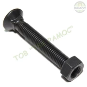 Спецболт 1199A М12х80 (10.9) потайний під квадрат DIN608 чорн. з гайкою Unibolt, артикул 630508012/366208013 Спецболт 1199A М12х80 (10.9) потайний під квадрат DIN608 чорн. з гайкою Unibolt, артикул 630508012/366208013