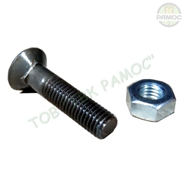 Спецболт 1199A М10х45 (12.9) потайний під квадрат з гайкою 3015769 Unibolt, артикул 62060-1199A-1045.