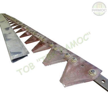 Ніж ( коса ) жниварки 6.6 м на болтах до техніки Клаас, артикул 670423.1P.