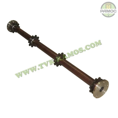 Вал ТПК верхній з зірочками до техніки Джон Дір, артикул AH125195.P.