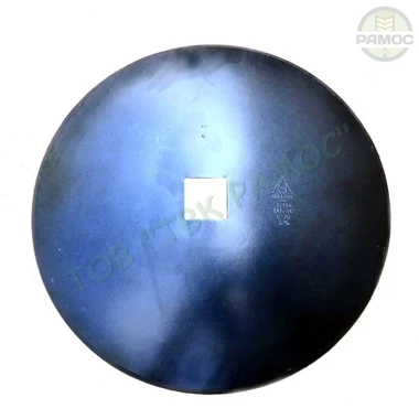 Диск гладкий D=660 мм, h=6 мм, квадрат 70 (ДМТ) (Bellota) , артикул 6-1905-26C70.